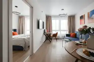 Апартаменты SMART LOFTS | Modena | Отдельная спальня | 7 мин до метро Бутырская, Москва