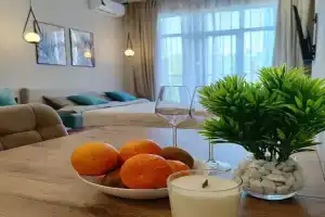 Квартира студия с панорамными окнами, Дагомыс