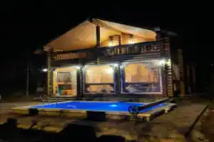 Частный дом Дом с бассейном и баней, Геленджик