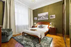 Квартира GM Apartments на Москва-реке с Видом на Набережную и Сталинскую высотку, Москва