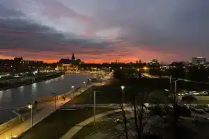 Квартира 2-комнатная у острова Канта с видом на реку и Кафедральный собор, Зоя-Апарт, Калининград