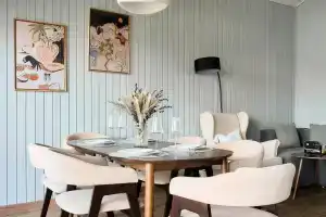 Частный дом Дом у реки, с баней, чаном и зоной барбекю