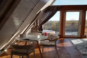 Частный дом A-Frame у горы Соболиная, Байкальск