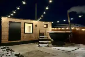 Частный дом Дом в Рублево с баней и чаном