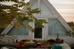 Частный дом Уютный домик A-Frame 2, Остров