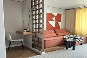 Квартира с видом на Олимпийский, Москва
