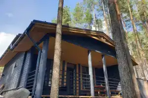 Частный дом в сосновом бору на берегу Онежского озера