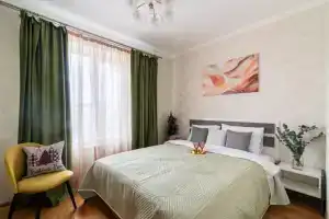 Квартира Двухкомнатная квартира у метро Минская, Парк Победы, Москва