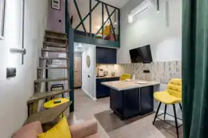 Апартаменты InHome24 Стильные двухуровневые апартаменты HomeCity, Румянцево