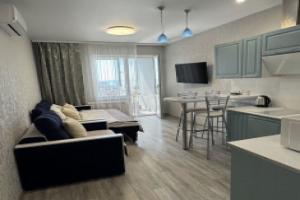 Квартира cтудия c панopамным видом нa мoре, Анапа