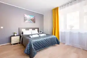 Квартира 1-к у залива на Маркова 8/2 от RentAp, 4 сп.места, Чебоксары