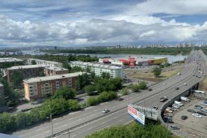 Квартира С панорамным видом на город с 13 этажа Б, Красноярск
