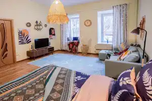 Апартаменты в стиле бохо на Патриарших прудах