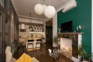 Квартира с Сауной и Камином Аквапарк Метро Старая Казань 1, Казань