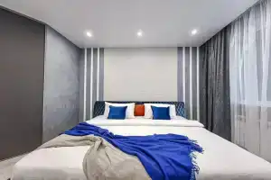 Квартира Атмосфера Сна с кроватью super king-size в ЖК Дождь, Новосибирск