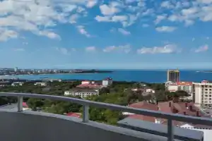 Квартира Просторная евродвушка с панорамным видом на море, Геленджик