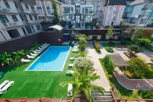 Апартаменты Green Palace 10 С Подогреваемым Бассейном Круглый Год, Сочи