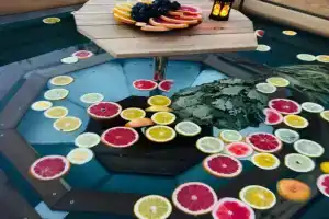 Частный дом Зима у леса на берегу озера Кипень, Нов.Ропша
