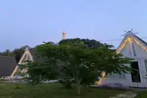 Частный дом Уютный домик A-Frame 3, Остров