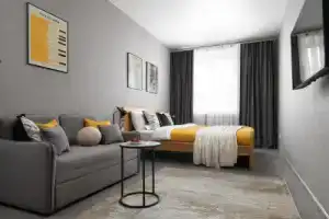 Квартира GM Apartments с видом на Набережную и Котельническую высотку, Москва