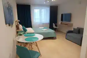 Апартаменты Уютная квартира-студия с видом на достопримечательность, Череповец