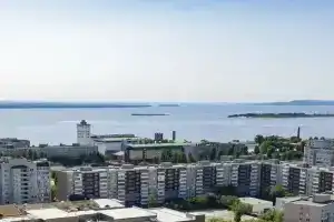 Квартира Уютная студия с видом на Волгу, Саратов
