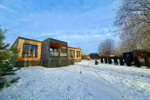 Частный дом Благодать у пруда Семейный, Переславль-Залесский