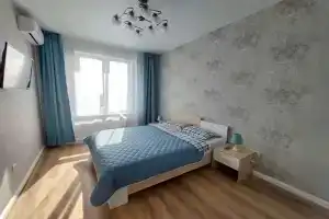 Квартира с видом на реку Кубань у парка Солнечный остров, Краснодар