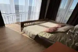 Квартира Уютная двухкомнатная с панорамными окнами, Калининград