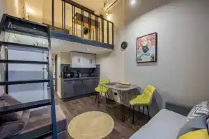 Апартаменты студия, 37 м², 3 кровати, Москва