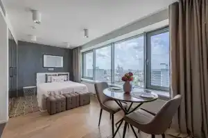 Апартаменты Нежная видовая студия Smart Host, Москва