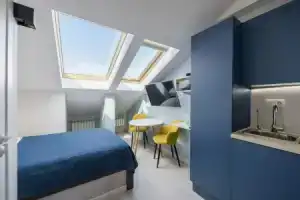 Квартира студия EasyGuest с панорамными окнами, Москва