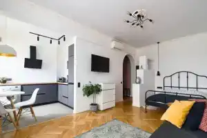 Апартаменты Сталинка в центре, вид на Площадь Победы