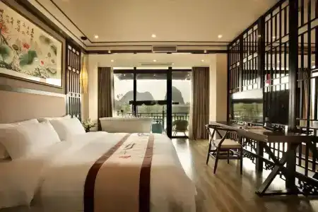 Peach Blossom Resort (near Reed Flute Rock, free pick up for min 3 nights) - 124