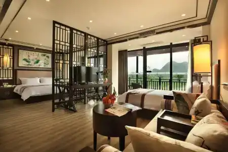Peach Blossom Resort (near Reed Flute Rock, free pick up for min 3 nights) - 122