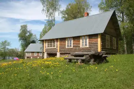 Изба на озере - Пралище - 57