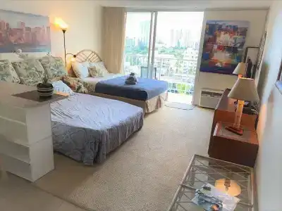 Tropical Studios At Marine Surf Waikiki - Free Parking - Best Location - Full Kitchen - Swimming Pool - 61