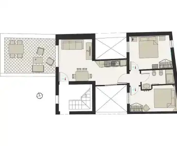 Badia Nuova Apart , Restaurant , Rooftop Lounge Bar - 64