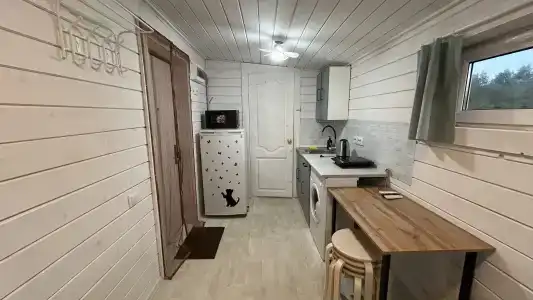 Домик на двоих с панорамным окном - 73
