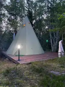 Глэмпинг Типи на берегу Белого моря - 1