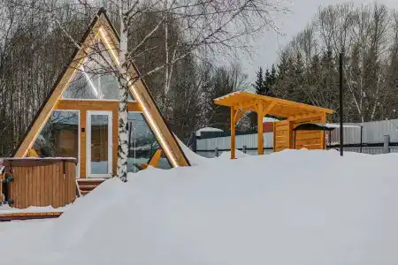 Глэмпинг Дом с банным чаном - 19