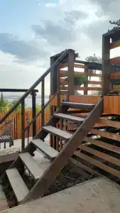 Шале A-Frame с Панорамным Видом на Волгу - 8