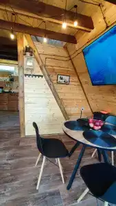 Шале A-Frame с Панорамным Видом на Волгу - 19