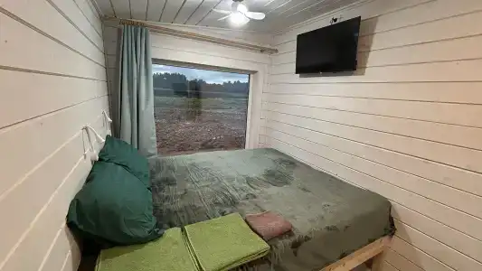 Домик на двоих с панорамным окном - 70