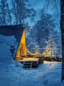 Глэмпинг A-frame на холме - 1