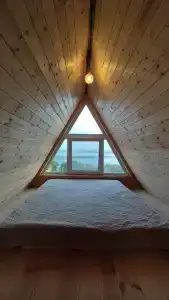 Шале A-Frame с Панорамным Видом на Волгу - 11