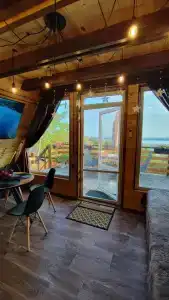 Шале A-Frame с Панорамным Видом на Волгу - 20