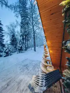 Глэмпинг A-frame на холме - 5