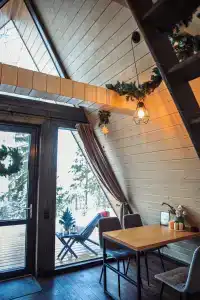 Глэмпинг A-frame на холме - 9