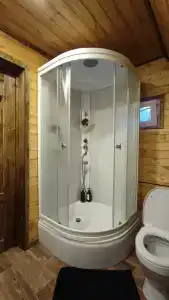 Шале A-Frame с Панорамным Видом на Волгу - 17